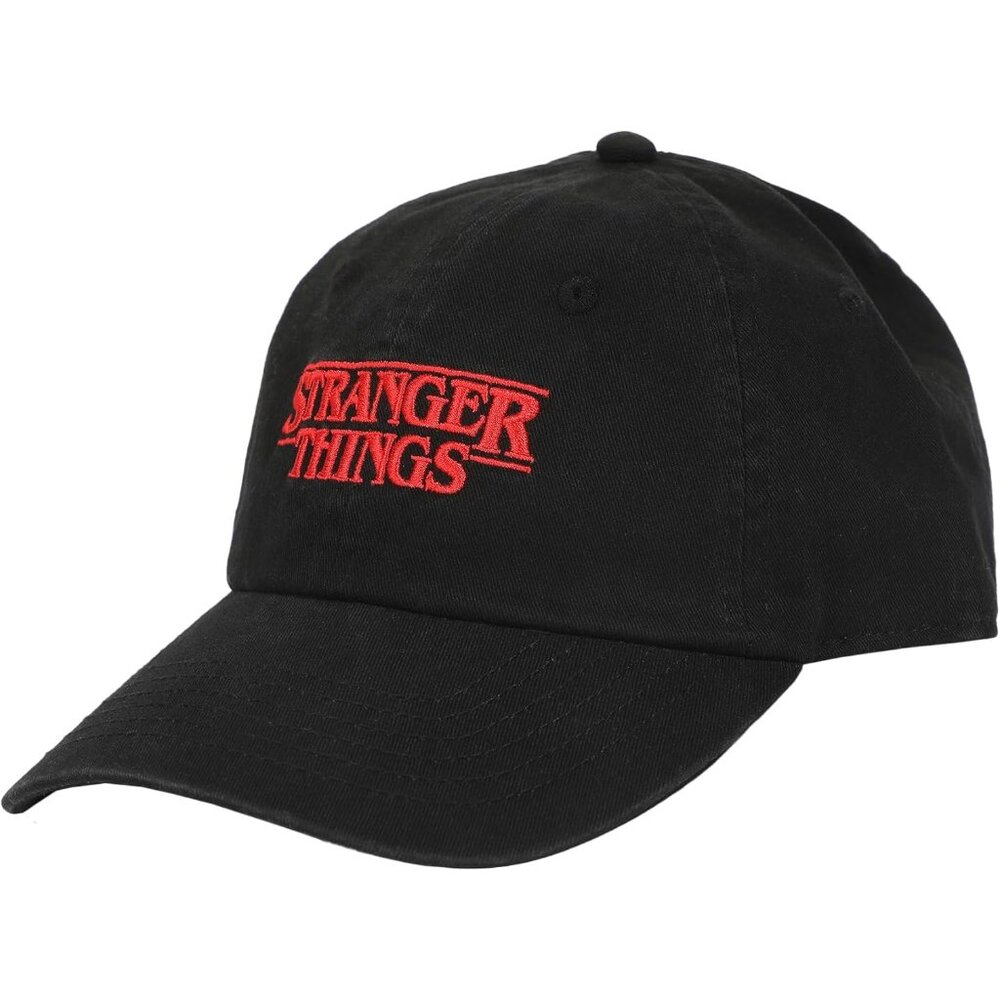 Stranger Things Logo Black Unstructured Baseball … - image 1